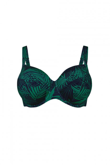 Plus size μπικίνι τοπ με μπανέλες ιδανικό για το βαρύ στήθος