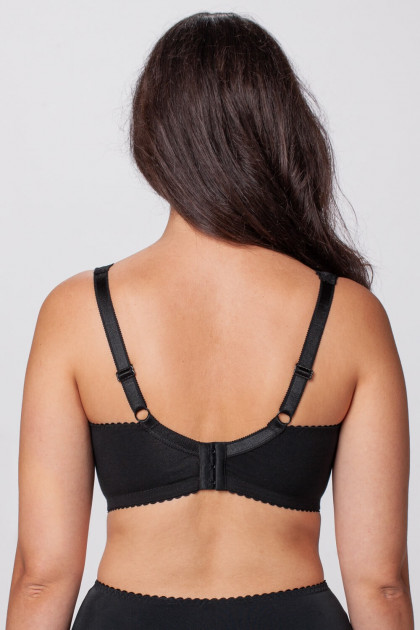 Βαμβακερό minimizer σουτιέν χωρίς μπανέλες με προσεγμένη δαντέλα