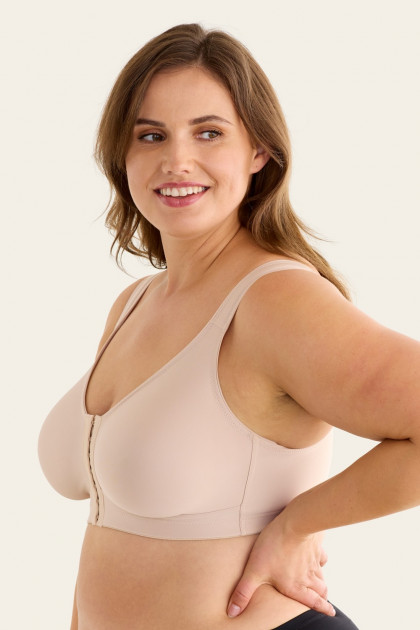 Clean curves non-wired front fastening soft bra