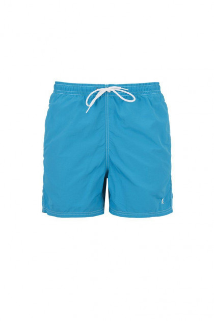 Men's swimsuit with drawstring and side pockets