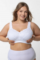 Minimizert Cotton bra without underwire with beautiful lace