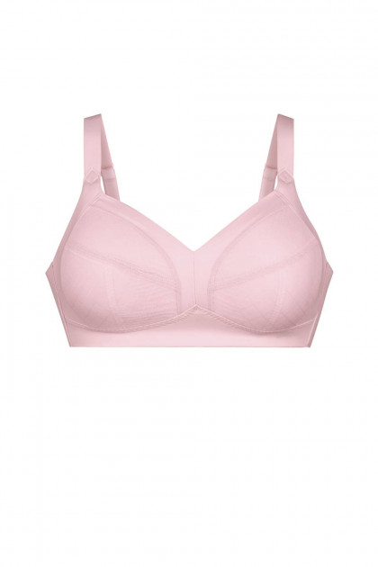 Non wired comfort bra for an uncomplicated and purist look