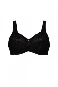 Luxurious and feminine non-wired mastectomy bra