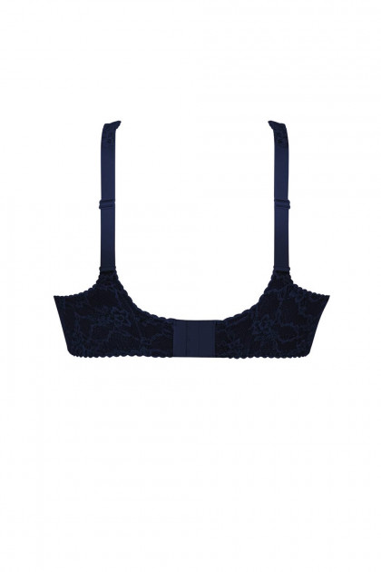 Plus size σουτιέν με μπανέλες και ελαστική δαντέλα. Στηρίζει τέλεια το μεγάλο στήθος