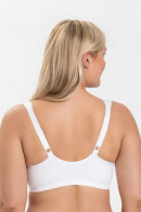 Stay Fresh front-closure non-wired bra