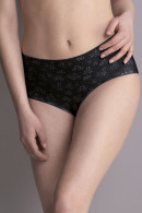 Essential, seamless high-waist slip with pattern