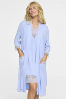 Light robe with lace