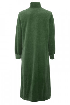 Long velour robe