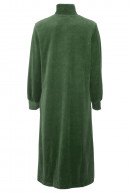 Long velour robe