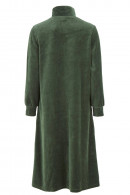 Long velour robe