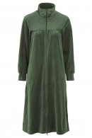 Long velour robe