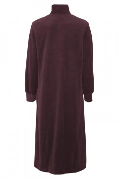 Long velour robe