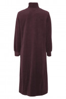 Long velour robe