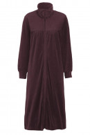 Long velour robe