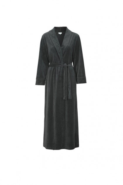 Velour classic robe