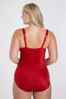 Soft cup non-wired body shaper with lace