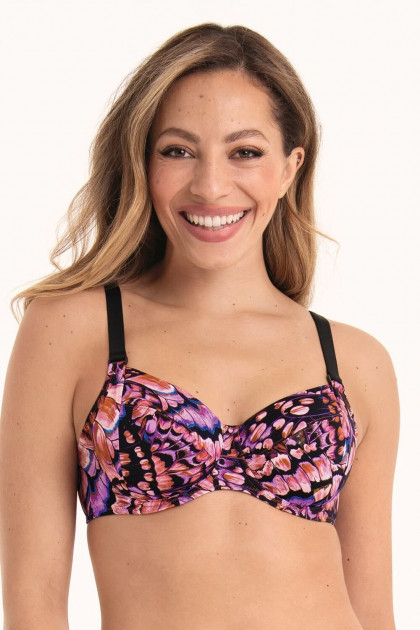 Μπικίνι τοπ μαγιό με μπανέλες. Σταθερ΄ό κράτημα και για plus size στήθος