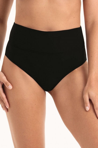 Ψηλόμεσο σλιπ μαγιό που αναδιπλώνει