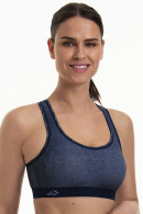 Αθλητικό σουτιέν μπουστάκι χωρίς μπανέλες με χιαστί πλάτη