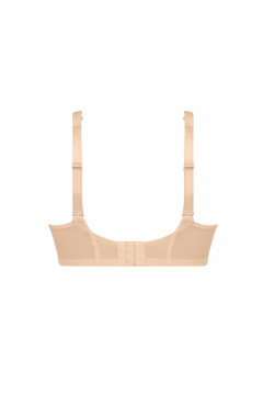 Κομψό σουτιέν χωρίς μπανέλες με δαντέλα και διακριτικό πουά
