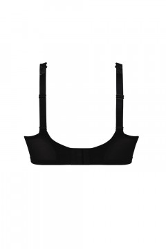 Κομψό σουτιέν χωρίς μπανέλες με δαντέλα και διακριτικό πουά