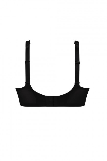 Κομψό σουτιέν χωρίς μπανέλες με δαντέλα και διακριτικό πουά