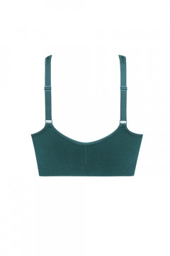 Front fastening non-wired mastectomy bra