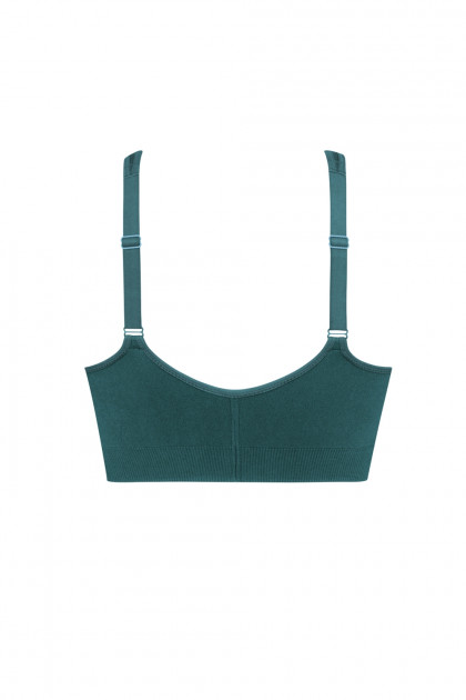 Front fastening non-wired mastectomy bra