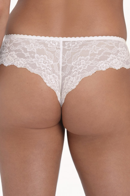 Sexy, brazilian-type slip with lovely lace