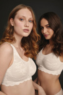 Casual Natural Feminine Ultra-Comfy Nonwired Lace Bralette