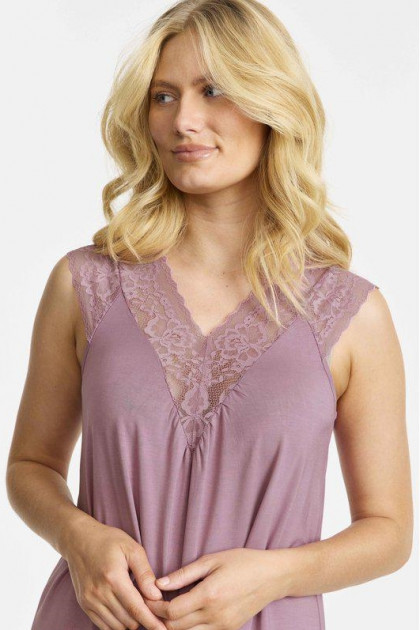 Lace viscose nightdress