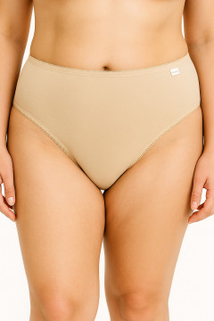 Cotton slip that covers the belly