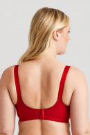 Cotton rich dots non-wired bra