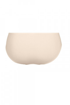 Delicate high waisted brief with lace on the front. Made of soft microfiber fabric