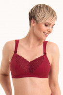 Non wired mastectomy bra with lace