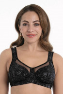 Κομψό σουτιέν χωρίς μπανέλες με διακριτικό τούλι στο ντεκολτέ