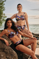 Μπικίνι τοπ με μπανέλες,  Σούρες & Ισχυρή Στήριξη