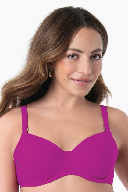 Bikini top underwired full support cup