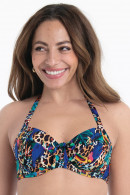 Εμπριμέ Μπικίνι Τοπ με Μπανέλα για το Μεγάλο, Βαρύ Στήθος