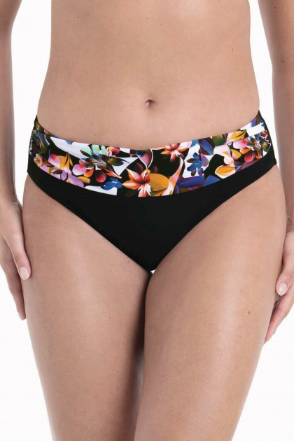 Σλιπ μαγιό σε εμπριμέ σχέδιο μπροστά που δεν διαφανίζει