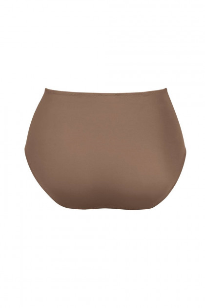 High-waist briefs with floral lace