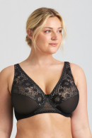 Lace, wired, unpadded bra