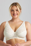 Lace, wired, unpadded bra