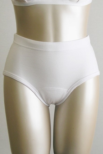 Cotton lightweight incontinence slip