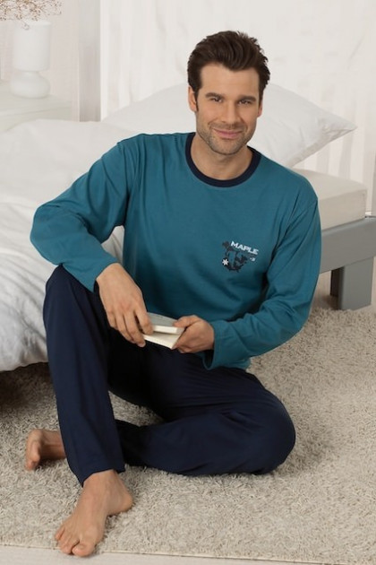 Πυζάμα ανδρική λαιμόκοψη