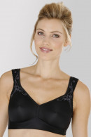Non-wired bra with a soft microfibre feel