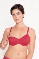 Nursing bra with soft underwire and deep seamless cups. Perfect support
