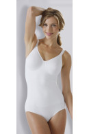 Nonwired body with integrated waist slimming belt