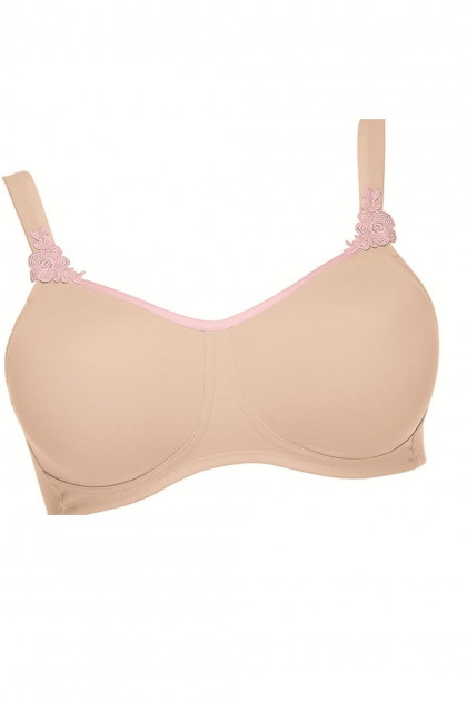 Σουτιέν μαστεκτομής με σταθερή βάση και τετραπλό κούμπωμα στην πλάτη