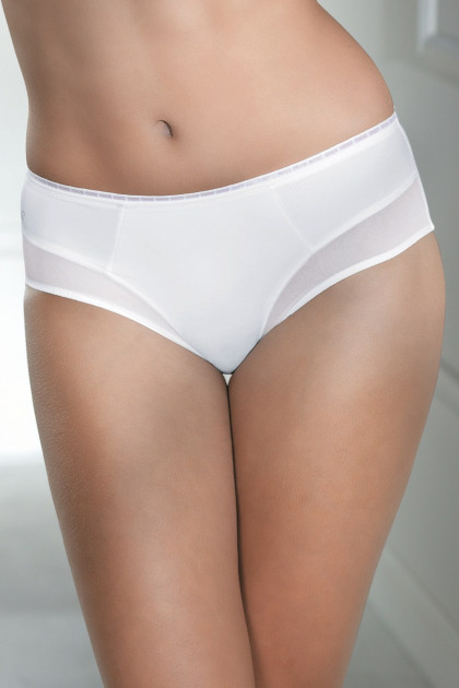 Slip made of microfiber with tulle on the sides